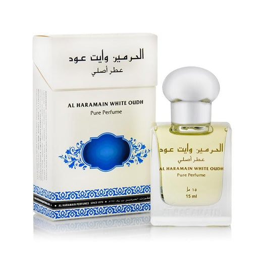 Al Haramain White Oudh Pure Perfume Roll-On Attar Free from ALCOHOL